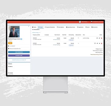 Pledge, Donation & CRM Portal