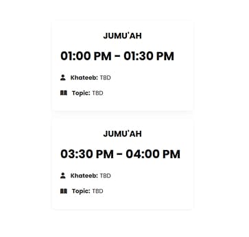 Jumu'ah Times WordPress Plugin