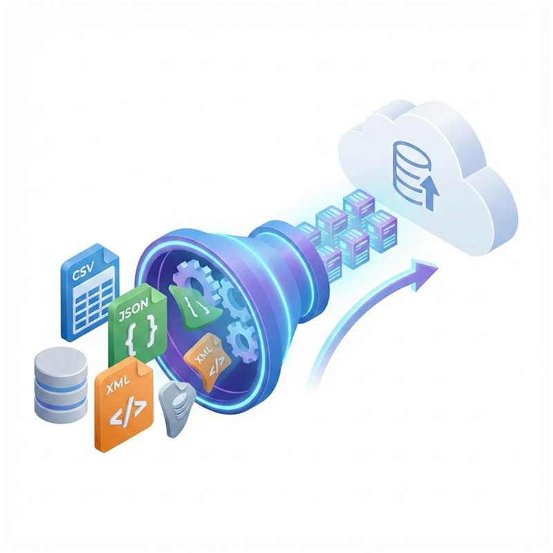 Data conversion and import preview