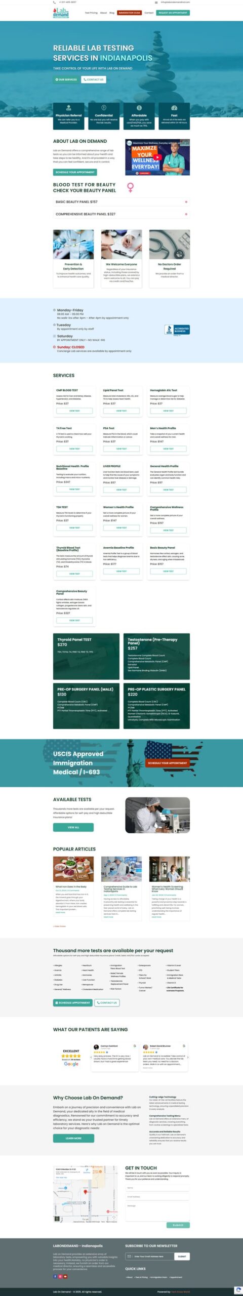 labondemand website development