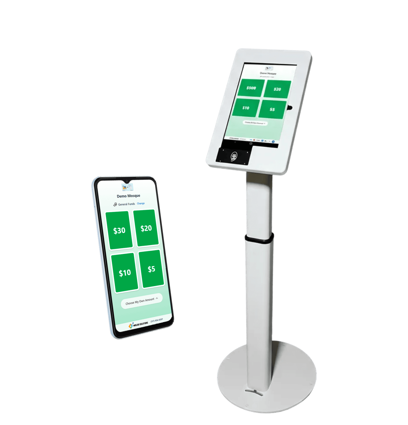 Tap and Give Kiosk