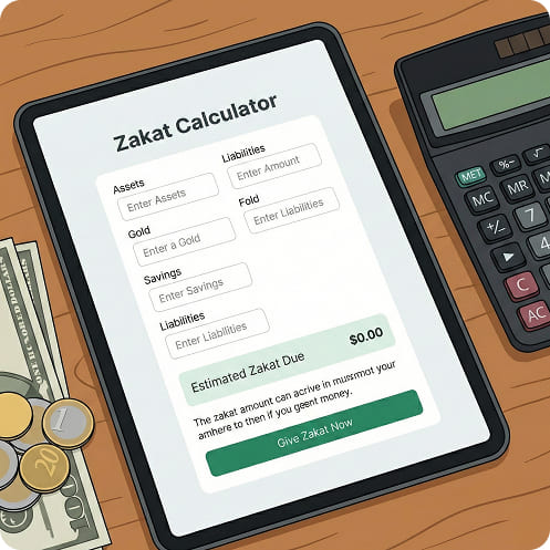 Zakat calculator preview